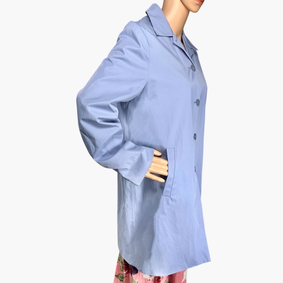 Weatherproof Lavender Rain Jacket Women’s M Periwinkle‎ Lightweight Trench Coat - Picture 8 of 15